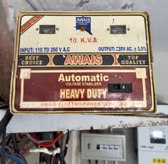 10 KVA Heavy Duty Automatic Voltage Stabilizer