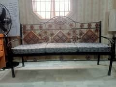 Beautiful Metal Frame Sofa – Excellent Condition