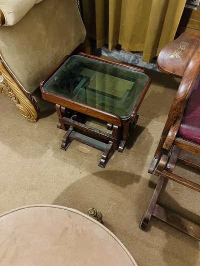 Heavy weight solid wood rocking chair condition 10/10