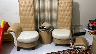 High back chair