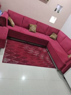 7 SEATER L SHAPE SOFA SET