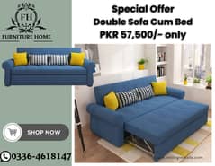 Double Sofa Cumbed, sofa cumbed, sofa, cum bed, 3 Seater sofa