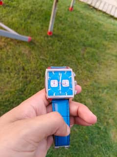 TAG Heuer Monaco Blue Men's Watch-Used