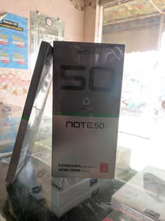 Infinix note 50 8+8GB 256GB   box pack