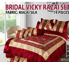 bed sheet wicky razai set
