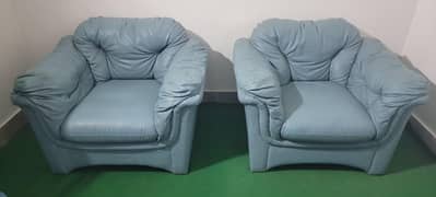 sofa set leather 5 seater