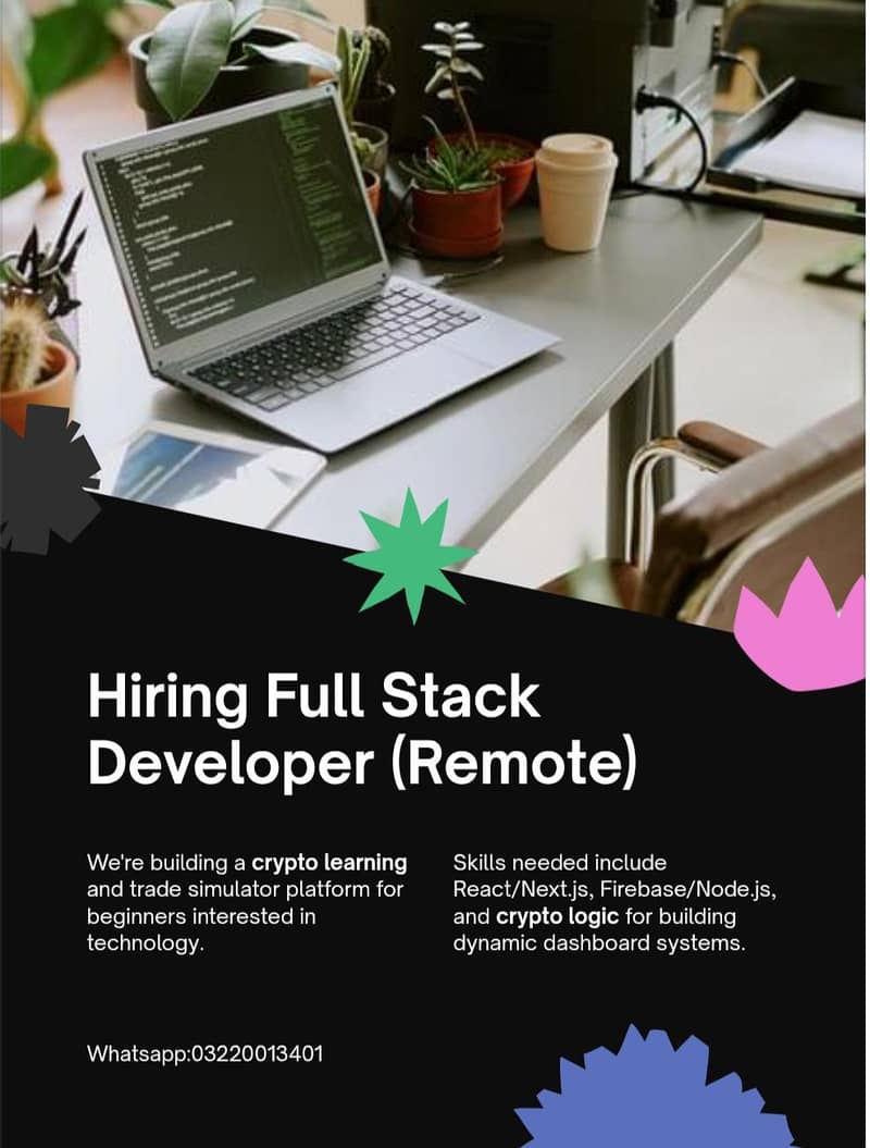 we are Hiring block chain Developers 0