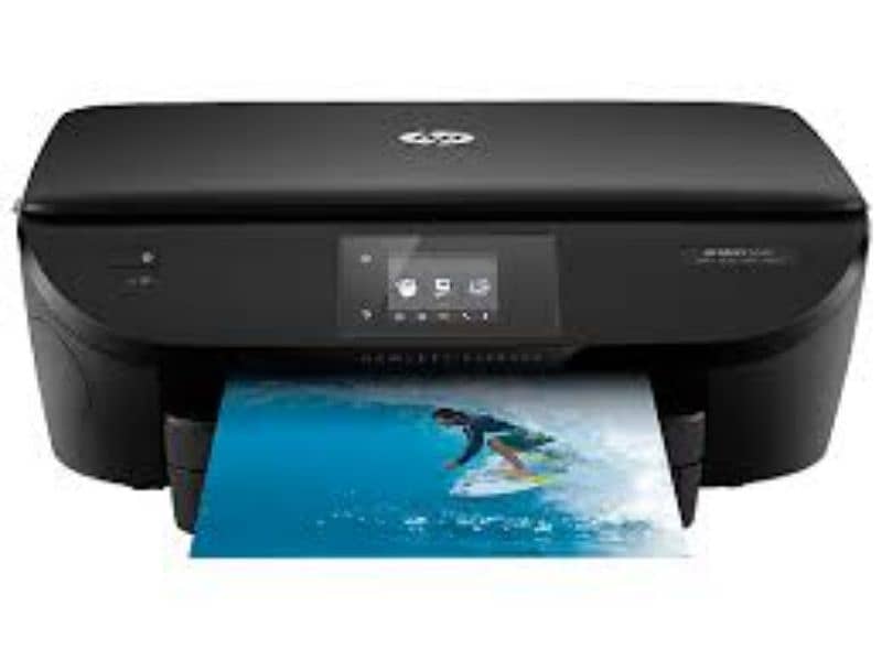 Hp 5640  Wi-Fi printer colour black print all in one printer 0
