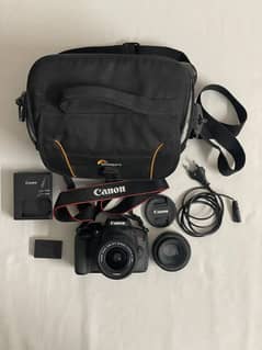 Canon EOS Rebel T6i DSLR + 18-55mm Lens + CANON EF 50MM F/1.8 STM