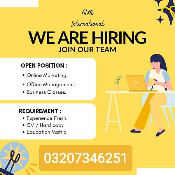 Full time & Part time work Available 0