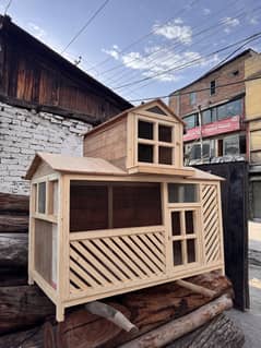 Wooden Bird Cage