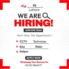 CCTV Technician with bike rider