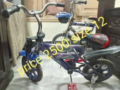 3 bicycles for kids