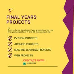 Final Year Projects | BS IT | AI Projects | Research Thesis & Article