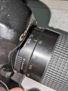 Canon 5d mark iii with 75-300 mm lens and grip