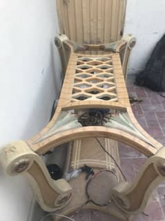 Dining table without chairs