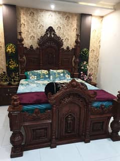 chinioti king size bed set