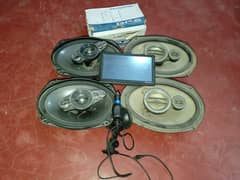 4 speakers aur 1 location gprs  for sal