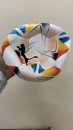 Puma white multi color fresh new football