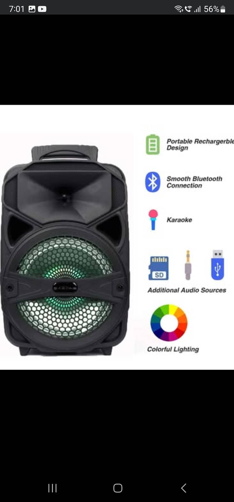 Bluetooth Speaker Just Box Open Not Used / Contact Whatsapp or Mobile 4