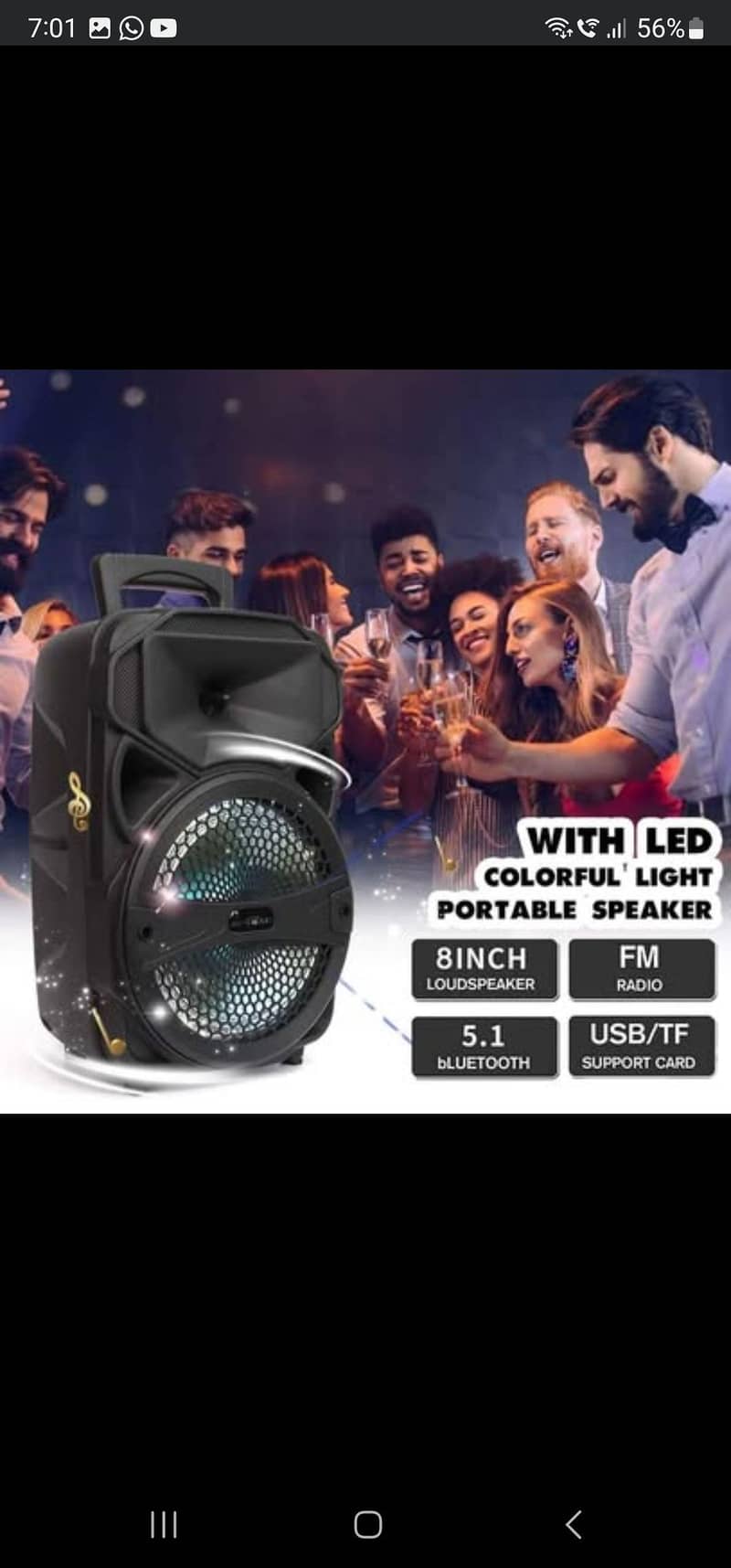 Bluetooth Speaker Just Box Open Not Used / Contact Whatsapp or Mobile 6