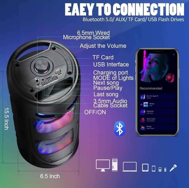 Bluetooth Speaker Just Box Open Not Used / Contact Whatsapp or Mobile 14