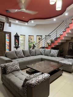 7 Seater L-Shape Sofa Set