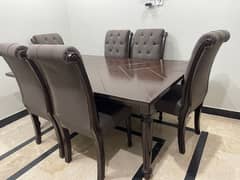 Elegant 6-Seater Dining Table Set