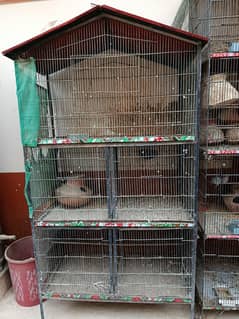 Large size cage for birds and animals (05 sections)