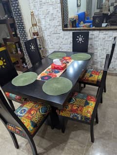 Dining Table | 6 Seater | Black