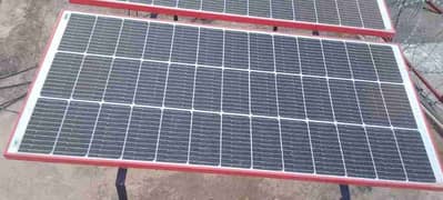 solar panel with controller and stand