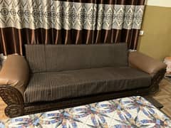 Sofa cum bed with storage