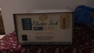 1000 Watt Electro Tech UPS