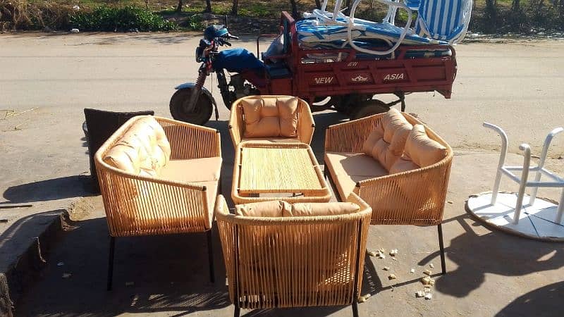 Garden chairs/rattan sofa sets/dining tables/UPVC outdoor furniture 0