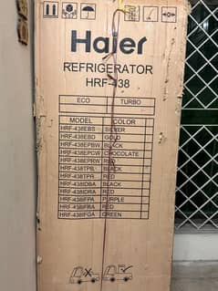 HAIER REFRIGERATOR HRF 438 Call 0333-3113100