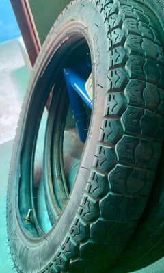 125 Tyre Tube set 60% ha 1 Pancher ha 2no tyre My