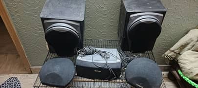 aiwa original japan 3 way speakers
