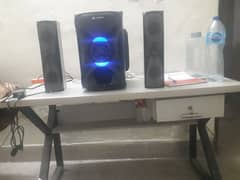 office type table with locker and keys