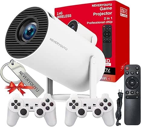 Projector with Games Built in 36,000+ Retro Games Mini Projector 0