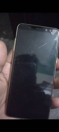 Samsung A8 only display or battery lagny wali h 03137855186