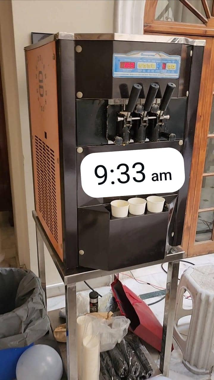 Imported Soft Serve Ice Cream Machine Counter Top 0