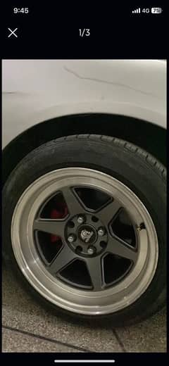 15 inch 8.5 JJ (good condition)(multi pcd)