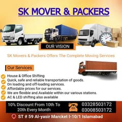 Mover & Packer - House Shifting - Cargo service - Moving service