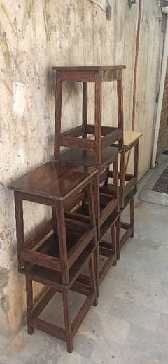 small wooding stol and swing mashen box