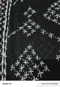 made by hand lawn shawl