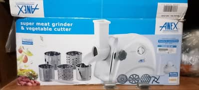 Anex Meat grinder and vegetable cutter