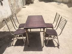 chair and table set