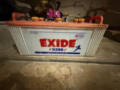Exide battery N200 140 Ampere 21 plates 12 volts