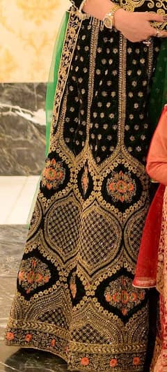 velvet lehenga