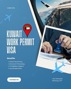 Kuwait Work Permit Visa Available